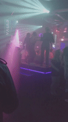 Leipzig nightlife scenes captured including club dancing and art installation