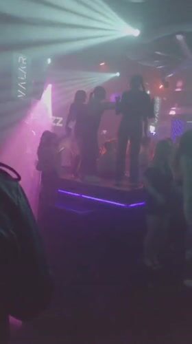 Leipzig nightlife scenes captured including club dancing and art installation