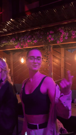 Nightclub event with DJ performance captured in Krasnoyarsk