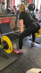 Deadlift session at a Saint Petersburg gym