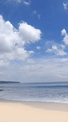 Peaceful dawn beach scene captured in Kuta Selatan