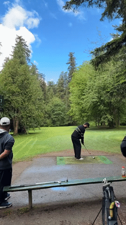 Golfers play casual round at Burnaby course Saturday afternoon