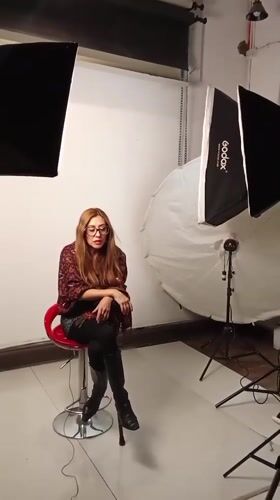 Photography session captured at Santiago studio early Sunday morning