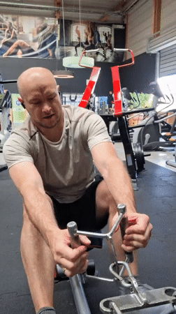 Morning strength training session at a Baden-Baden gym