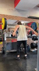 Morning workout session documented at Saint Petersburg gym