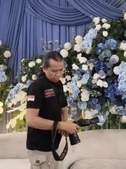 Wedding reception in full swing at South Tangerang venue