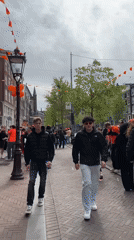 King's Day celebrations draw orange-clad crowds to Amsterdam streets