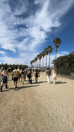 Coachella festival attendees captured on video in Indio