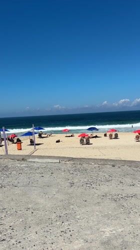 Daytime beach scene captured on video in Rio de Janeiro