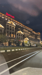 Nighttime traffic recorded in Russian resort town Estosadok