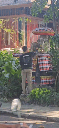 Morning routines captured across Denpasar, Indonesia