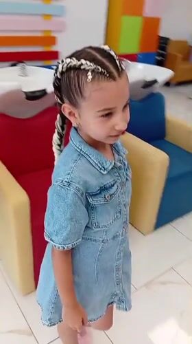Fresh braids with lavender extensions, Shumen salon to home