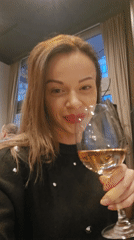 Woman documents evening tour of Sofia landmarks and nightlife