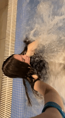 Woman visits spa facilities in Yekaterinburg, Russia