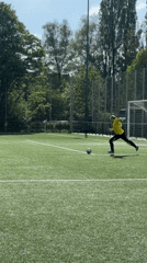 Soccer team conducts morning training session in Essen