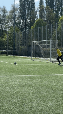 Soccer team conducts morning training session in Essen