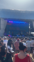 London park hosts afternoon concert with diverse crowd enjoying music
