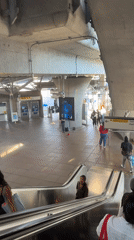 Double-decker buses and transit activity in Burnaby, BC