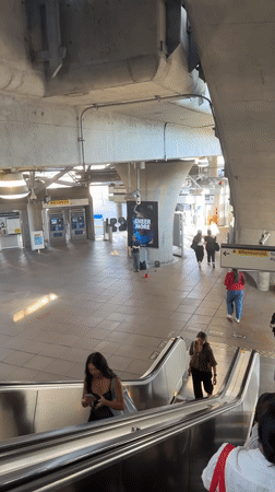 Double-decker buses and transit activity in Burnaby, BC
