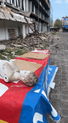Abandoned commercial area documented in Kuta, Indonesia
