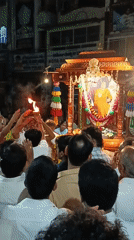 Religious procession draws crowds in Yenumula Palli, India