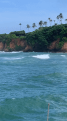 Morning coastal scenes documented along Sri Lanka's southern shore