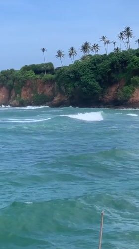 Morning coastal scenes documented along Sri Lanka's southern shore