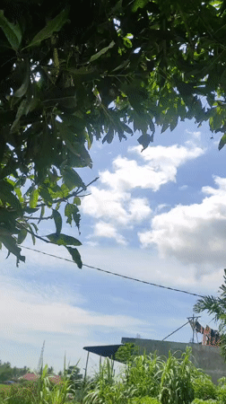 Clear sunny day recorded in Lhokseumawe, Indonesia