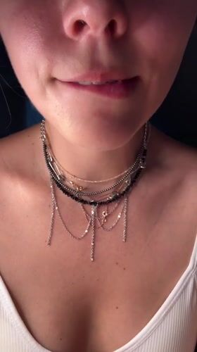 Handmade beaded jewelry on display in Nikulino