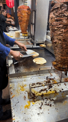Street Taco Stand Serves Al Pastor in Mexico