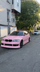 Pink BMW spotted parked on Newburgh residential street