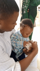 Church service with families documented in Keffi, Nigeria