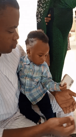 Church service with families documented in Keffi, Nigeria