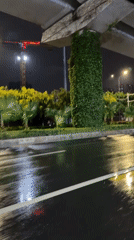 Wet road conditions observed in Chongqing High-tech Zone