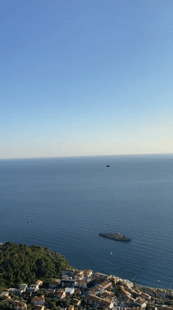 Drone spotted flying over waters near Sveti Stefan coast