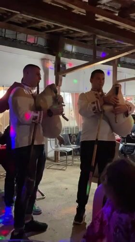 Traditional bagpipe performance draws audience in Isperihovo, Bulgaria