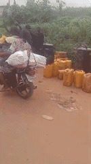 Street market activity observed in Bende, Nigeria