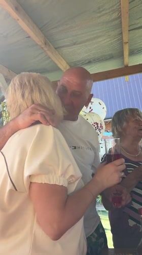 Family celebration gathering in Urmanets, Russia spans afternoon hours