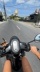 Morning scenes from Mengwi: scooter ride, restaurant kitchen, breakfast
