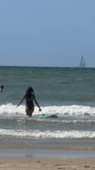 Sunday beach activities captured along Tel Aviv coastline