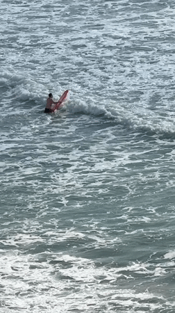 Afternoon beach activities captured along Netanya coastline