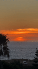Sunset documented from multiple viewpoints in Tangier, Morocco