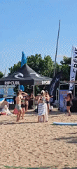 Beachside festival draws crowds in Denpasar morning hours
