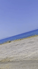 Coastal drive captured on video near Gouves, Greece