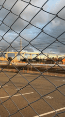 Empty numbered parking lot observed near San Diego train tracks