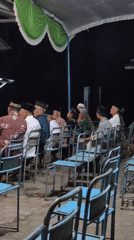 Evening religious gathering at Al-Rosyid Mosque, Dukuhrejo, Indonesia