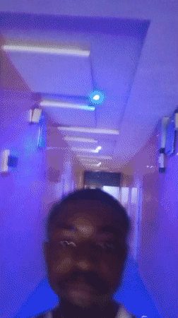 Hotel guest documents early morning stay in Jalingo, Nigeria