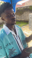 Outdoor celebration in Ikorodu with food, tents, and guests