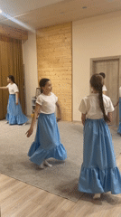 Students rehearse for Victory Day celebrations in Izhevsk