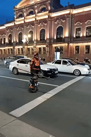Summer evening stroll through Saint Petersburg's historic center